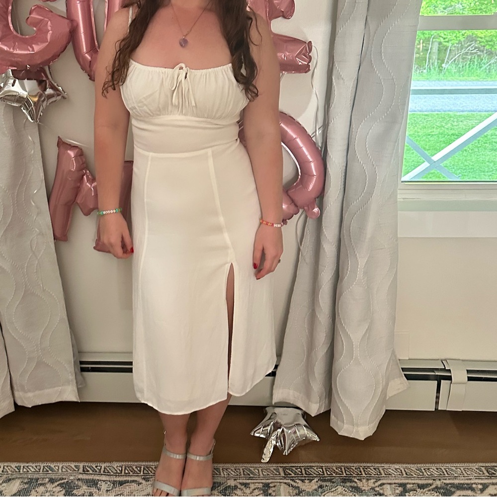 Sunday Best Cream Maxi Dress